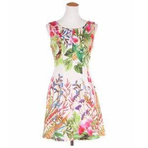 Zara flower print dress